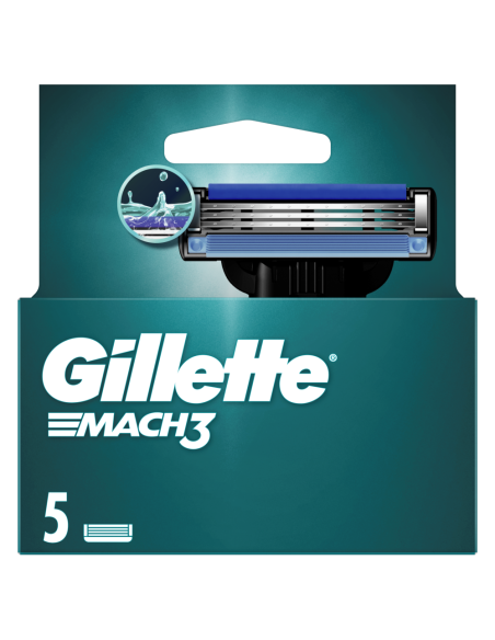 Gillette Mach3 meeste raseerija varuterad 5 tk