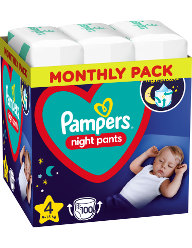 Pampers Night Pants Püksmähkmed, Suurus 4, 100...