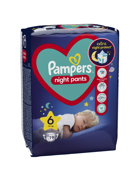 Pampers Night Pants Püksmähkmed, Suurus 6, 76 Mähet, 15+ kg