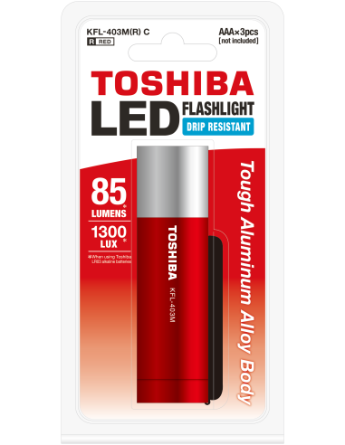 Toshiba taskulamp Mini LED KFL-403M(R), 85 lm...