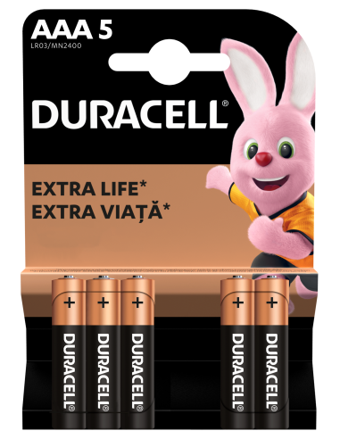 Duracell patarei AAA/MN2400 5 tk