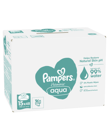 Pampers Harmonie Aqua Niisked Beebisalvrätid,...