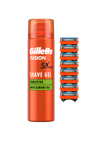 Gillette Fusion5 raseerija terad 8 tk + Fusion...