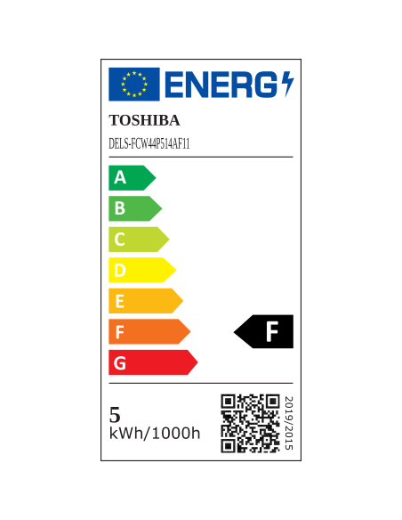 Toshiba LED  Filament 4.5W (40W) E14 soe valge küünal 470 lm