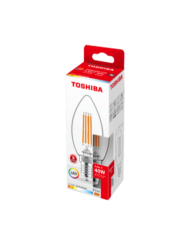 Toshiba LED  Filament 4.5W (40W) E14 soe valge...