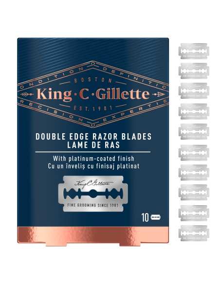 King C. Gillette kaheteralised turvalised raseerija vahetusterad 10 tk