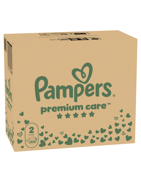 Pampers Premium Care Teipmähkmed, Suurus 2, 224 Mähet, 4-8kg