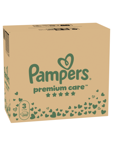 Pampers Premium Care Teipmähkmed, Suurus 3, 200...