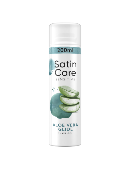 Gillette raseerimisgeel Satin Care Sensitive Aloe Vera Glide 200 ml
