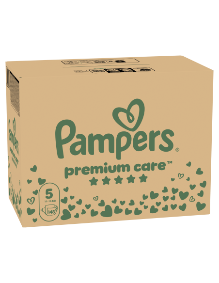 Pampers Premium Care Teipmähkmed, Suurus 5, 148 Mähet, 11-16 kg