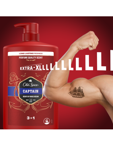 Old Spice Captain Meeste Dušigeel Ja Šampoon,...