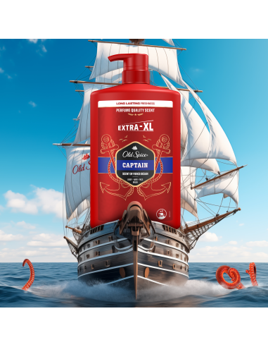 KAST 4 tk! Old Spice Captain Meeste Dušigeel Ja...