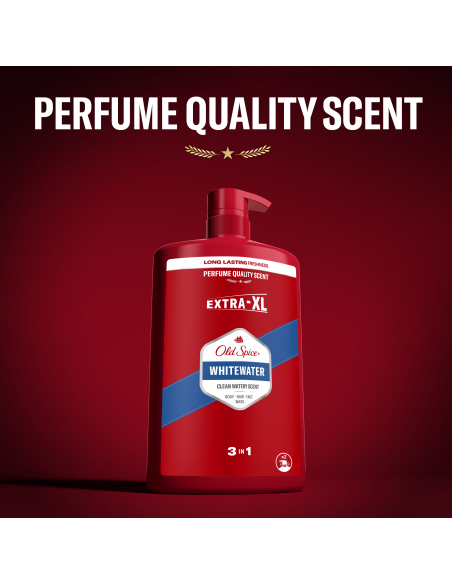 Old Spice Whitewater meeste dušigeel Ja šampoon, 1000 ml