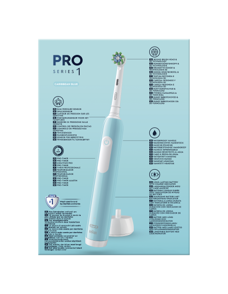 D305.513.3X Pro Series 1 Caribbean Blue Elektriline Hambahari + Reisikarp