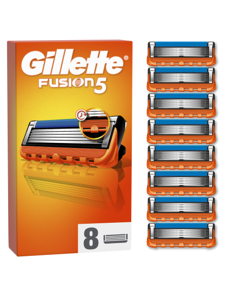 Gillette Fusion5 raseerija terad meestele 8 vahetustera