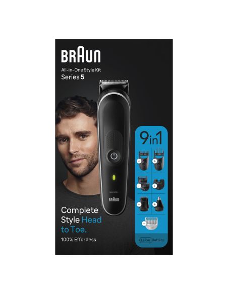 MGK5410 Braun Trimmeri Komplekt 9in1 Piirel
