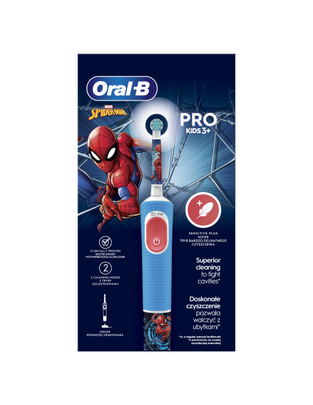 D103.413.2K Vitality PRO Kids Elektriline Hambahari 3+ Spiderman