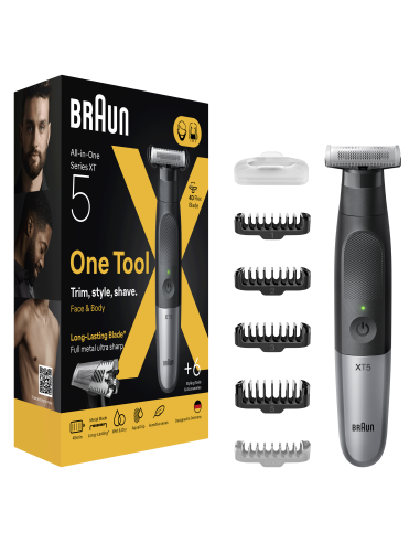 XT5100 Braun Series X Habemetrimmer/Piirel,...
