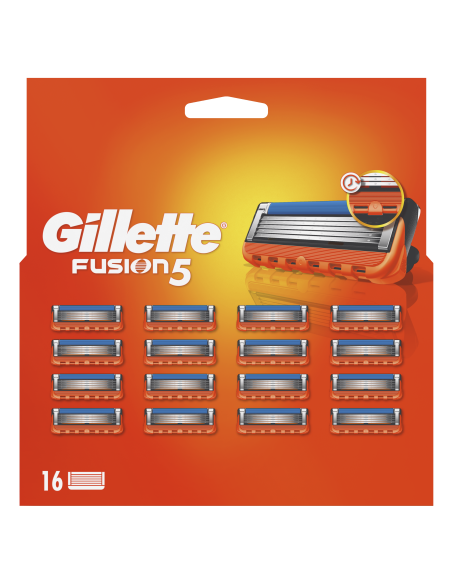 Gillette Fusion5 raseerija varuterad meestele 16 tk