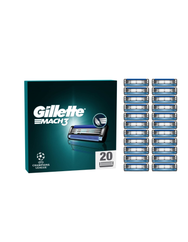 Gillette Mach3 meeste varuterad 20 tk