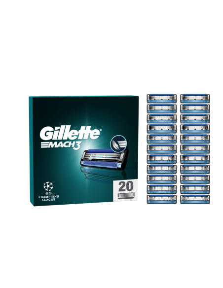 Gillette Mach3 meeste varuterad 20 tk