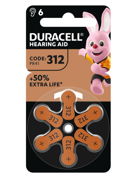 Duracell kuuldeaparaadile 312 6 tk