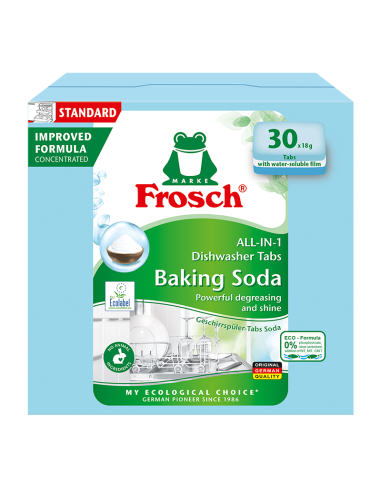 Frosch nõudepesutabletid all-in-1 sooda 30x18 g