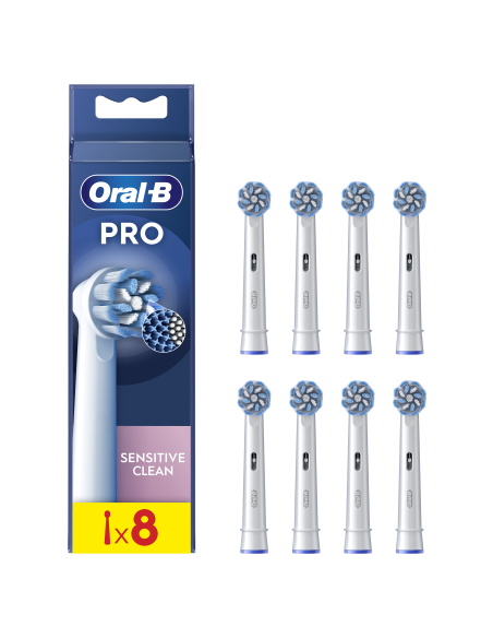 Oral-B EB60-8 Sensitive Clean Pro Varuharjad, 8 tk