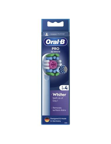 Oral-B EB18-4 3D White Pro Varuharjad, 4 tk