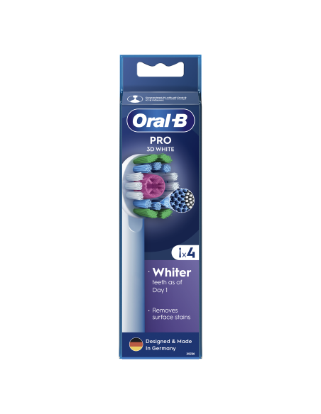 Oral-B EB18-4 3D White Pro Varuharjad, 4 tk