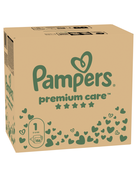 Pampers Premium Care teipmähkmed nr 1 (2-5 kg) 156 tk