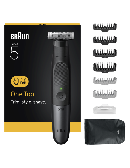 XT5200 Braun Series X Habemetrimmer/Piirel, Pardel ja Kehahoolduskomplekt Meestele