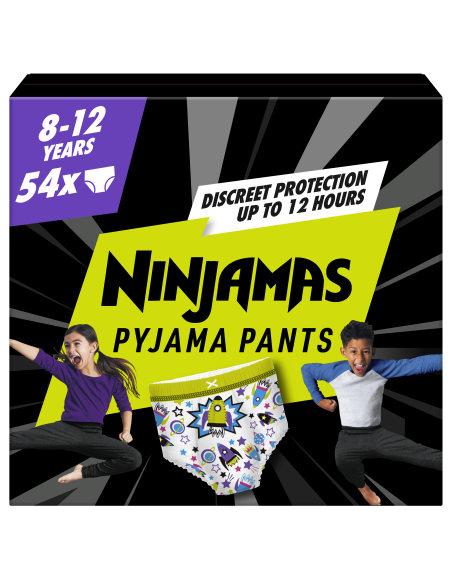 Pampers Ninjamas Pidžaamapüksid Space, 54 tk, 27-43 kg