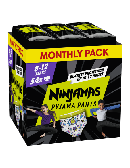 Pampers Ninjamas Pidžaamapüksid Space, 54 tk, 27-43 kg