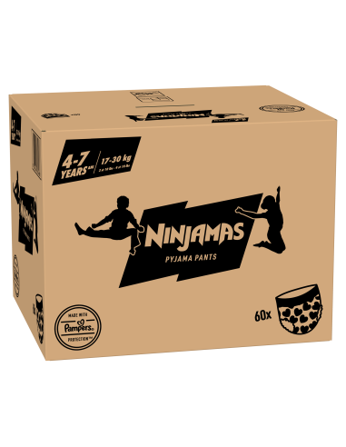 Pampers Ninjamas Pidžaamapüksid Heart, 60 tk,...