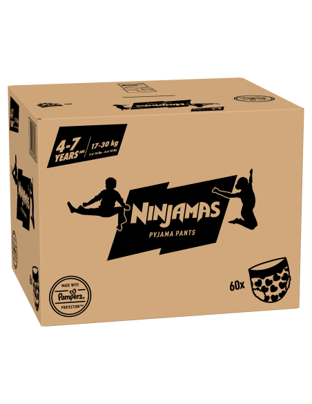 Pampers Ninjamas Pidžaamapüksid Heart, 60 tk, 17-30 kg