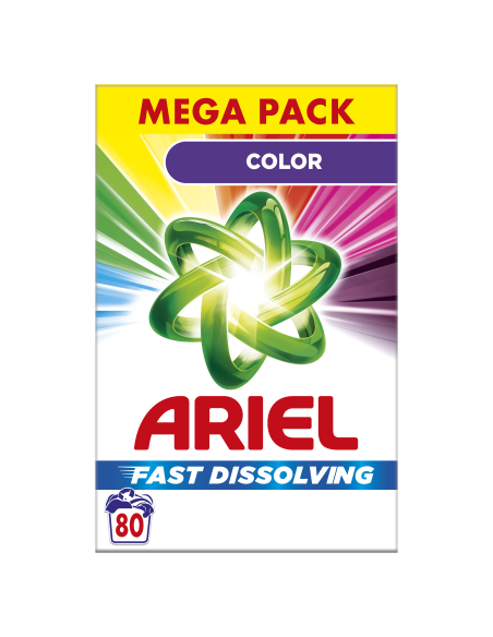 Ariel Pesupulber Color, 4.4 kg, 80 Pesukorda
