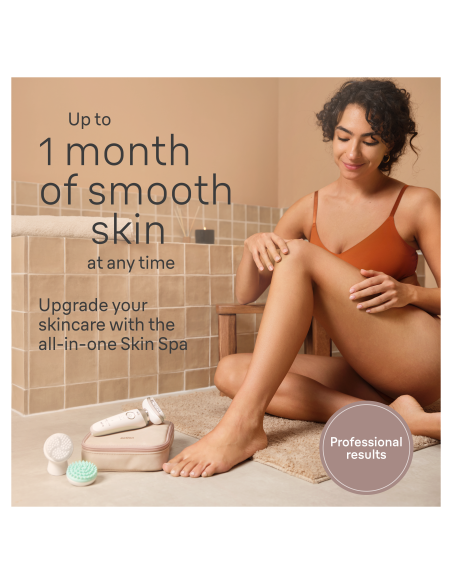 SES9-481 3D Braun Silk•épil 9 Flex SkinSpa Epilaator + BS1000 minitrimmer BODY