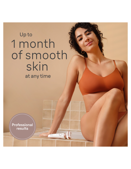 SES9-360 3D Braun Silk•épil 9 Flex Epilaator + FS1000 Miniraseerija FACE