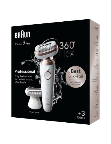 SES9-030 3D Braun Silk•épil 9 Flex Epilaator