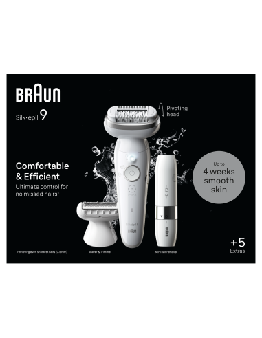 SES9-341 Braun Silk•épil 9 Epilaator + FS1000...