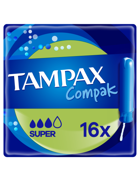 Tampax Compak Super Tampoonid Aplikaatoriga, 16 tk 