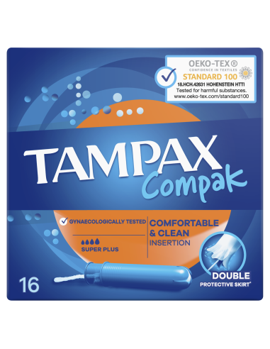 Tampax Compak Super Plus Tampoonid...