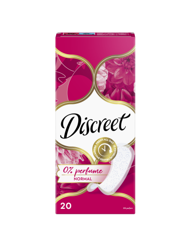 Discreet 0% Normal Pesukaitsed, 20 tk