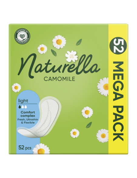 Naturella Light Camomile Pesukaitsmed, 52 tk