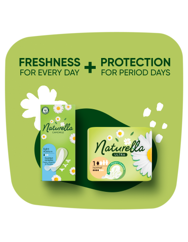 Naturella Light Camomile Pesukaitsmed, 52 tk