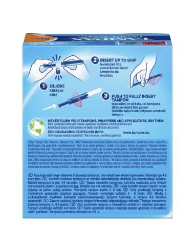 Tampax Compak Pearl Super Plus Tampoonid...