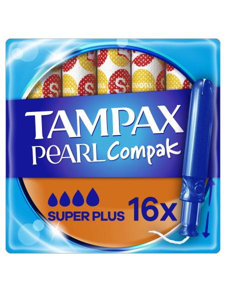 Tampax Compak Pearl Super Plus Tampoonid Aplikaatoriga, 16 tk 