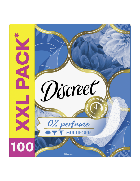 Discreet Breathable Multiform Lõhnastamata Pesukaitsmed, 100 tk 