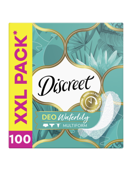 Discreet Multiform Waterlily Pesukaitsmed, 100 tk